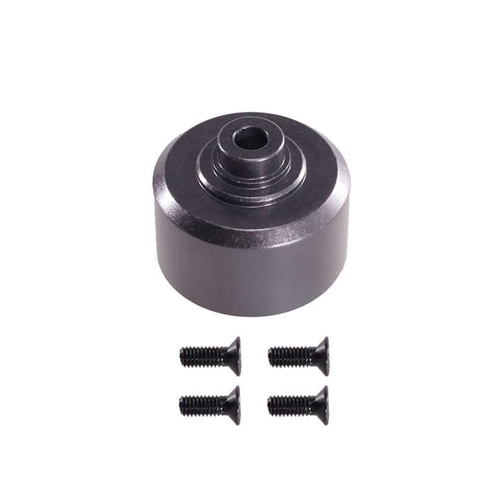 Red - Upgraded Metal Parts Differential Case Housing for MJX 1/10 10208 RC Car Vehicle Models Access