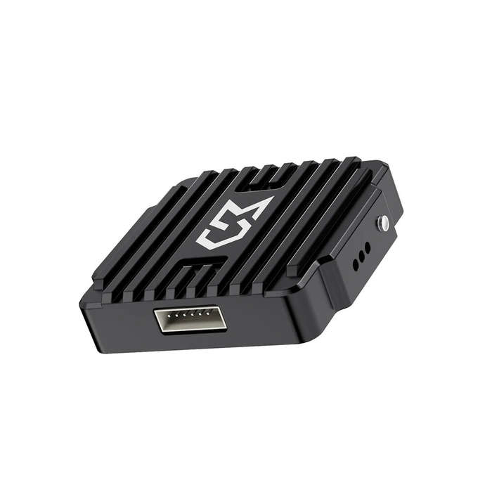 Black - Sub250 Send T1600 25mW/ 200mW/ 600mW/ 1600mW/ Pit Mode Analog FPV Transmitter 48CH VTX DC7-3