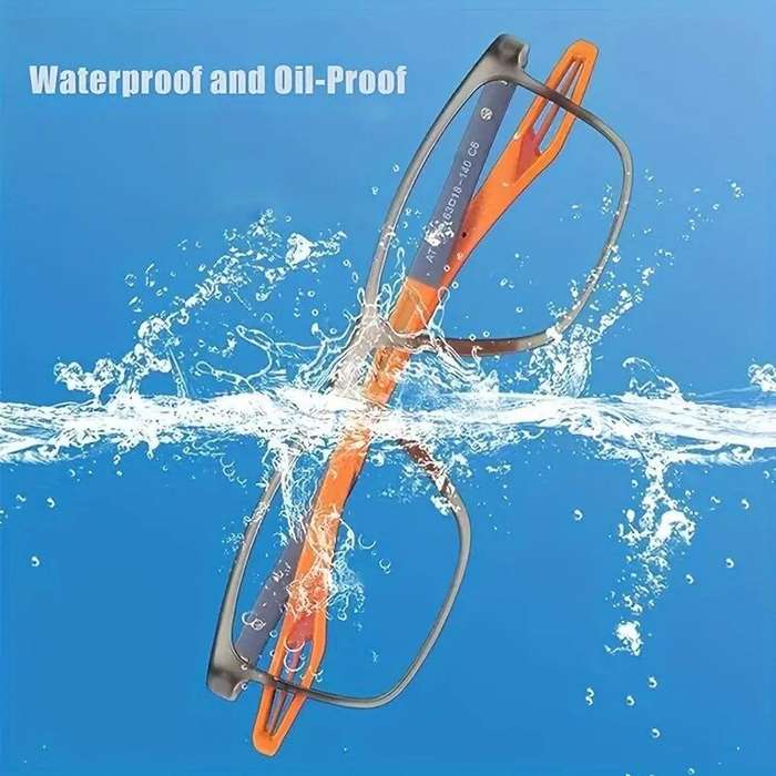 Orange - TR90 Reading Glasses Anti-blue Light High Definition Presbyopia Eyeglasses Men's Hyperopia
