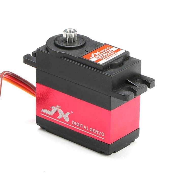 4PCS JX PDI-6221MG 20KG Large Torque Digital Standard Servo 180 Degree For RC Airplane