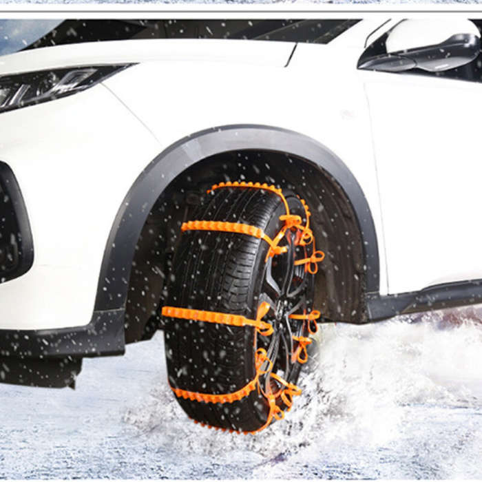 10Pcs Car Winter Tire Wheels Snow Chains Snow Tire Anti-skid Chains Wheel Tyre Cable Belt Winter Out