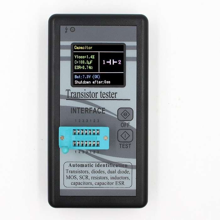 2 - FNIRSI Special Version Multi-purpose Transistor Tester 128*160 Diode Thyristor Capacitance Resis