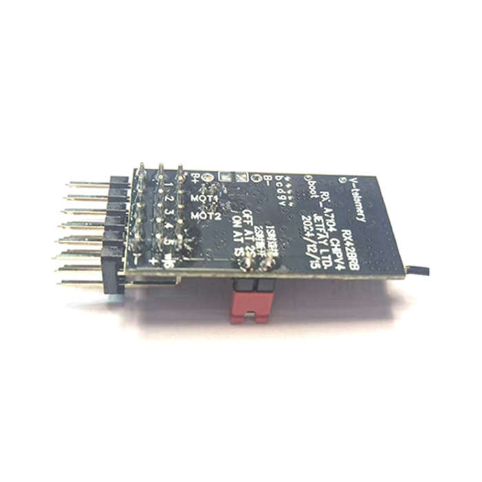 1pc - RX42BRB Multi-protocol 6CH Mini Compatible RC Receiver with Dual Brushed 7.5A ESC for Flysky W