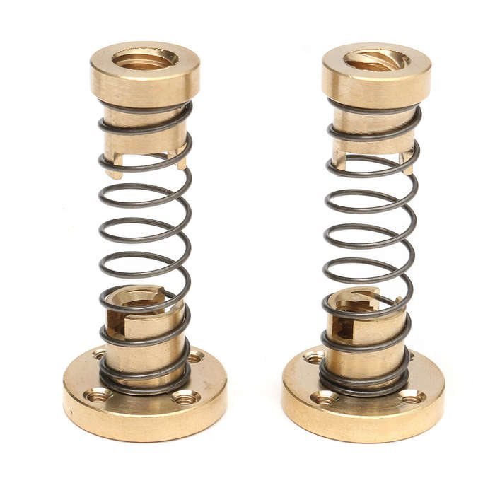 8mm - T8 Anti-Backlash Spring Loaded Nut For 2mm / 8mm Acme Threaded Rod Lead Screw