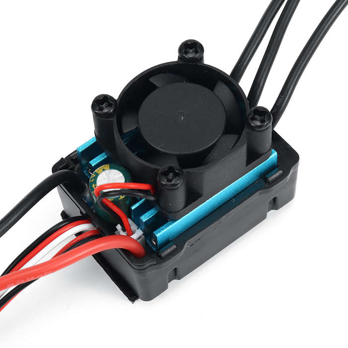 ESC - Wltoys 124008 1/12 RC Car Parts 35A Brushless ESC Speed Controller with Fan Vehicles Models Sp