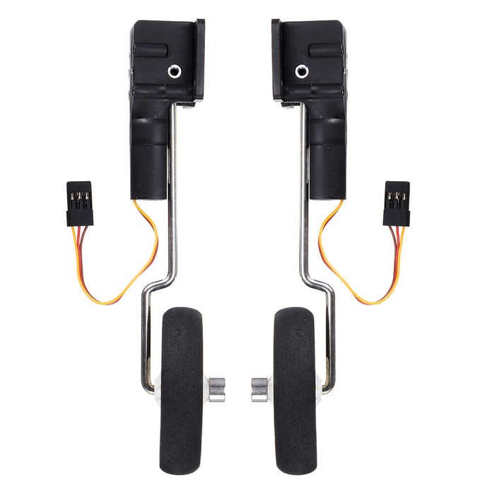 Metallic Worm-type Electronic Retractable Landing Gear for Small Real Electric Fixed-wing RC Aircraf