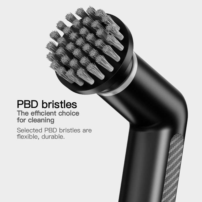 Black - Multi-Function Electric Cleaning Brush Brushless Motor with Smart Screen Display Suitable Fo