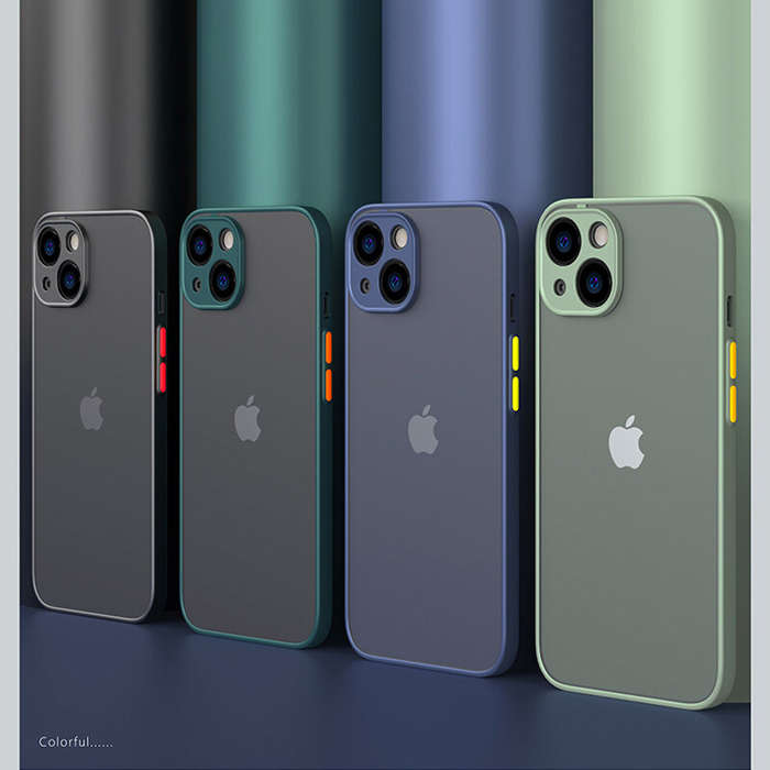 iPhone 16 Pro Max - Black Armor Bumper Shockproof Silicone Hard Cover Phone Case for iPhone 16 16 Pl