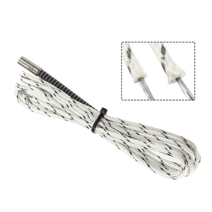 1M - 3D Printer Heating Rod 6*15mm 24V 40W Cartridge Heater 1M Cable for Prusi3 MK3S 3D Printer Acce
