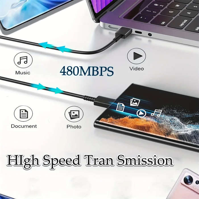 EU Plug - PD45W 1-Port USB PD Charger USB-C Fast Charging Wall Charger Adapter EU Plug US Plug with
