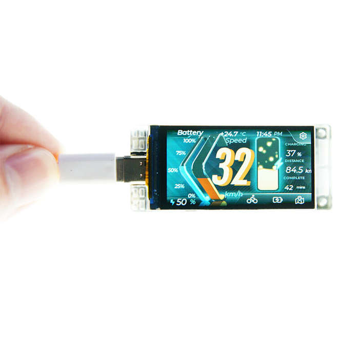 433MHz - HELTEC ESP32-S3-R8 Support Bluetooth WiFi with 1.9 Inch TFT Display HT-VMT190 Module SX1262