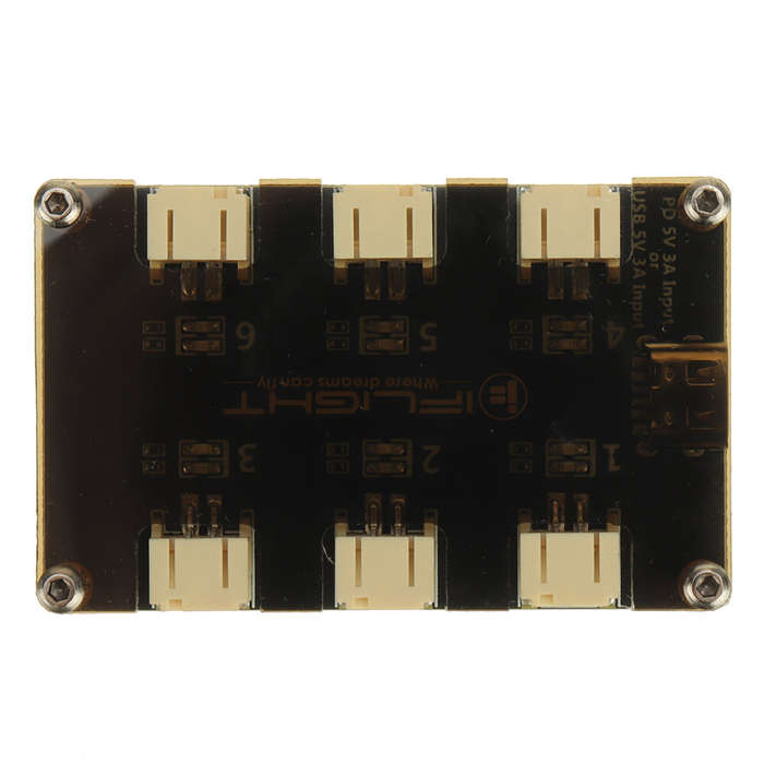 Charger Board - iFlight 1S Six-way PH2.0 1.25HV 300mAh Lithium Battery Charging Board Charger Set