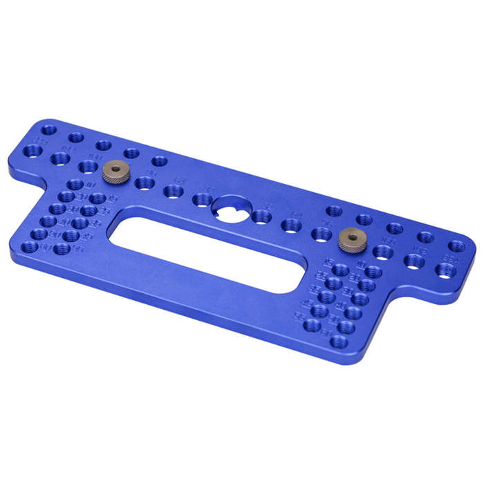Fonson Tools Cabinet Hardware Jig Drill Guide Hole Punch Positioning for Handles and Pulls on Drawer