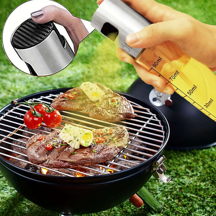 2Pcs - 2 Pieces Cooking Oil Sprayer Olive Oil Kitchen Oil Spray Bottle Portable Kitchen Dispenser fo
