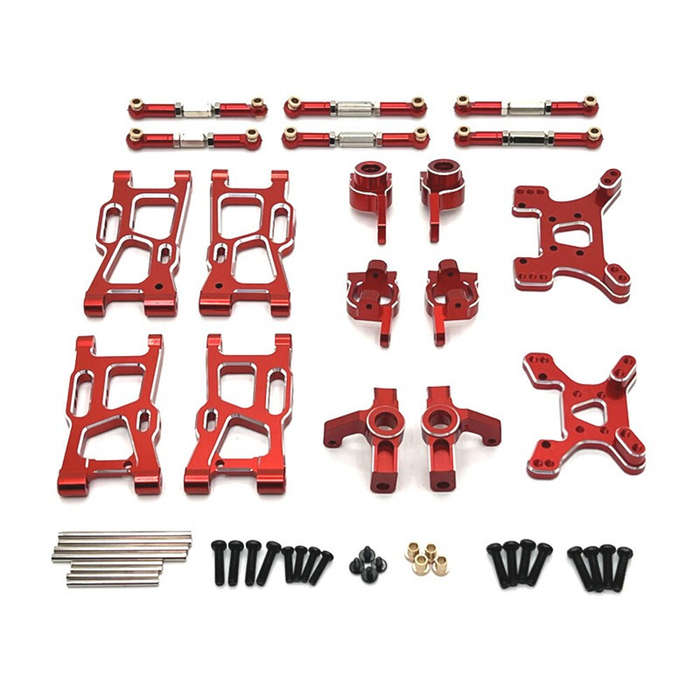 Purple - Upgrade Metal Accessories Set for Wltoys 124007 144001 124017 124019 Remote Control RC Car