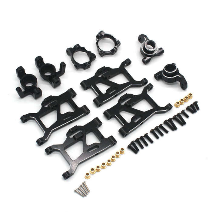 Red - Upgraded Metal Parts Suspension Swing Arm Steering Cup Set for 1/14 1/16 ZD Racing MT16 Rlaarl