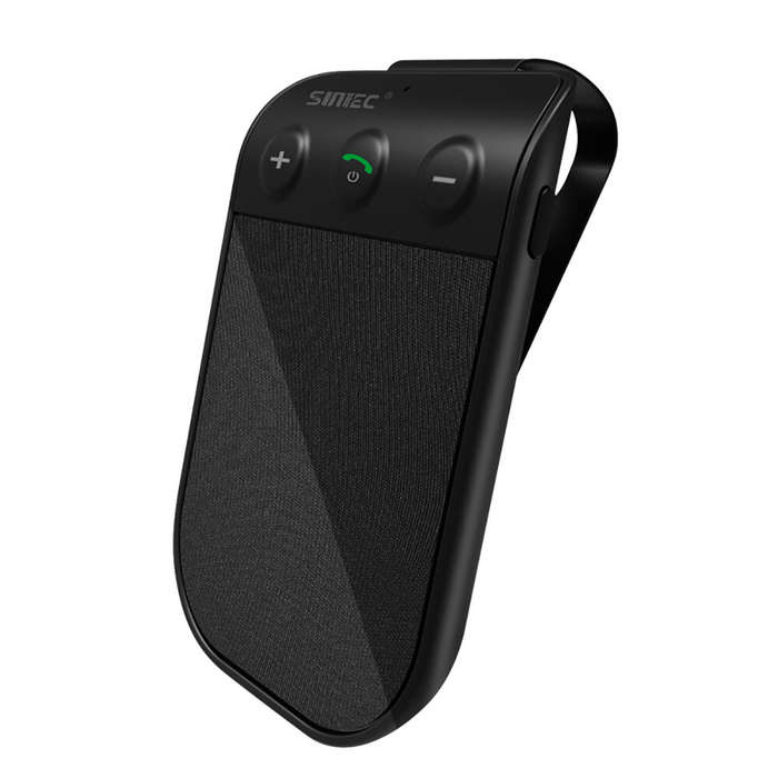 Black - Bluetooth Speaker for Car, Handsfree Bluetooth Speaker Phone for Cell Phone Car Kit, AUTO Po