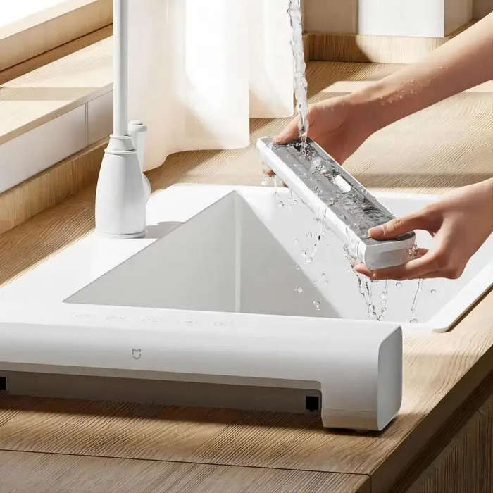 White - XIAOMI Mijia MJFKJ06XM Automatic Vacuum Sealing Machine 70kPa High Suction 220V Vacuum Food