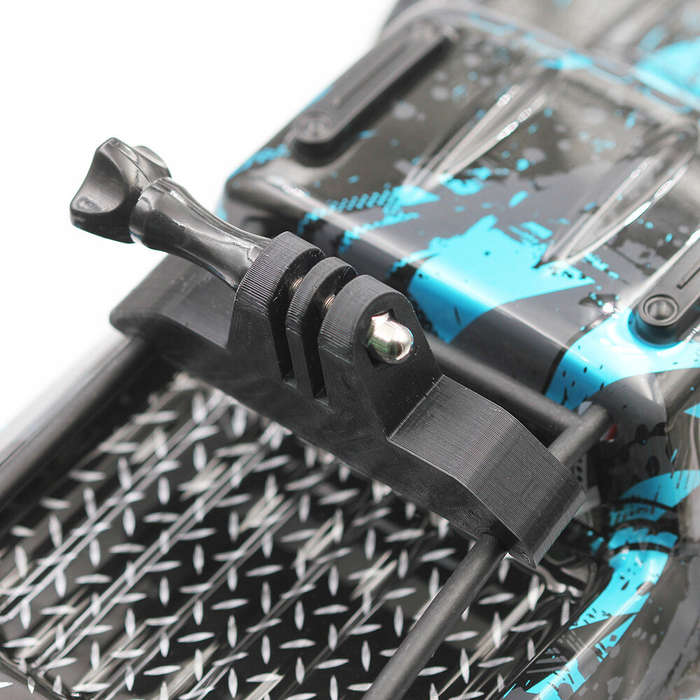 Black - QY3D RC Car Camera Mount For Gopro 1/14 MJX 14301 RC Car Parts