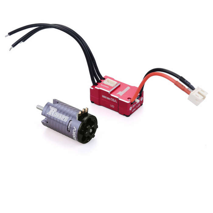 9500KV - Surpass Hobby ROCKET 1410 MINIZ Brushless Motor 18A ESC Set RC Car Parts