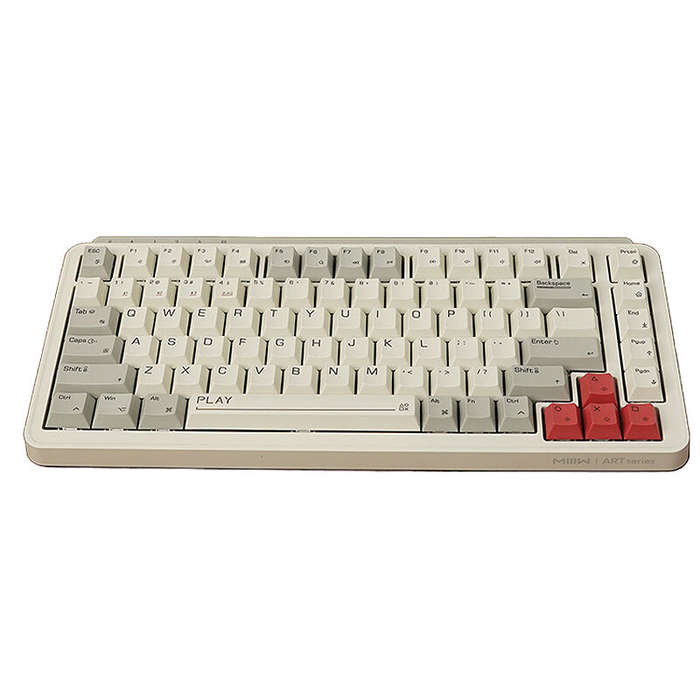 White - XIAOMI MIIIW ART Z830 83 keys RGB Mechanical Gaming Keyboard Tri-mode Gasket Structure Hot S