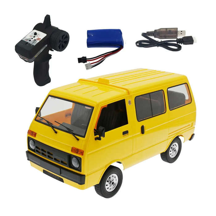 Red - WPL D42 2.4G 2WD 1/10 Drift Crawler Off Road RC Car Vehicle Models Toy w/ Light Full Proportio