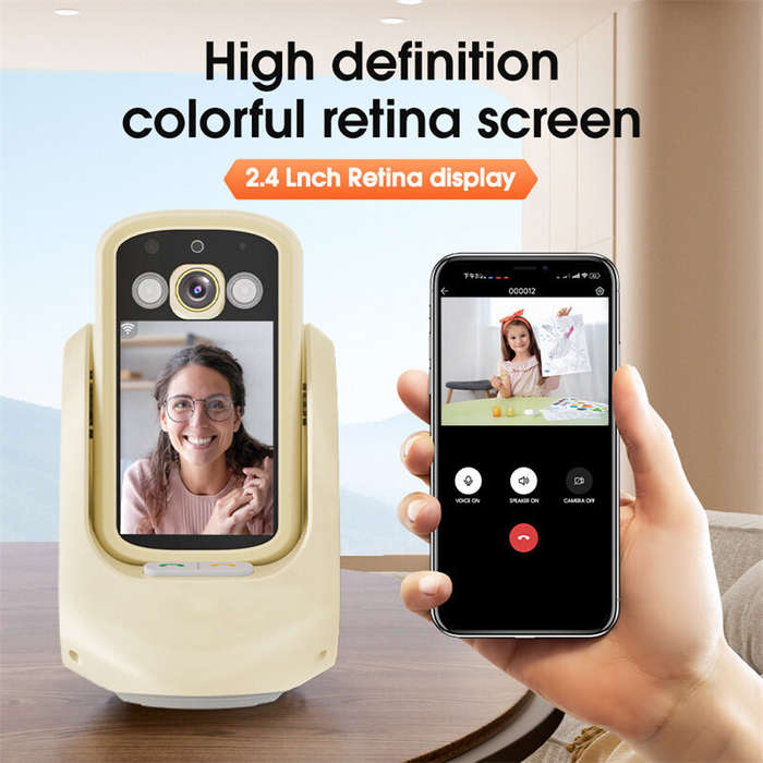 EU Plug - C20 Two-Way Video Call Camera 1920x1080 HD Infrared Night Vision AI Human Tracking WiFi Se