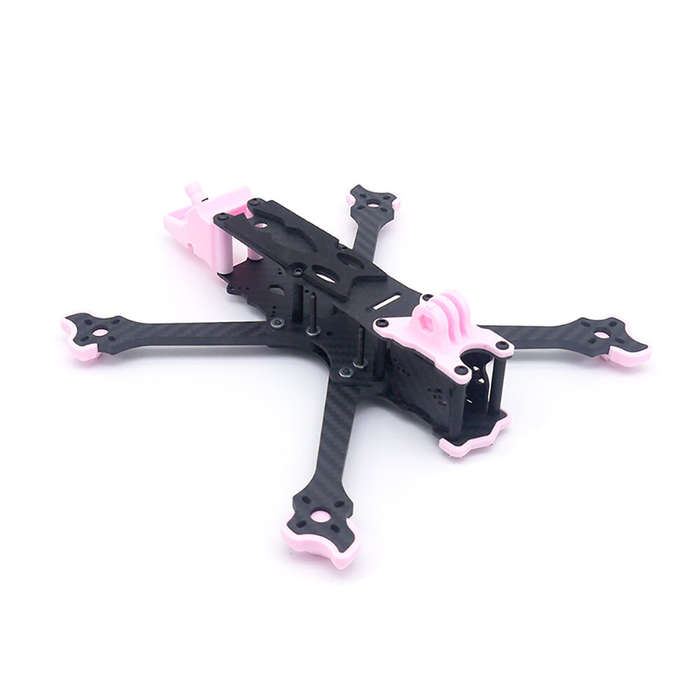 Teosaw Cockroach V6 225mm Wheelbase 5 Inch X-Type Frame Kit Support Analog / DJI O3/ Vista for DIY F