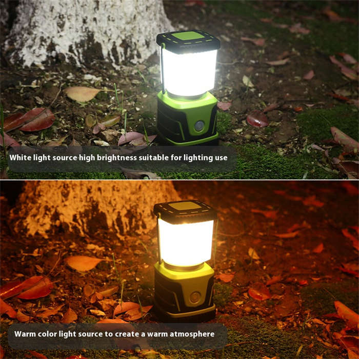 Green - IPRee Multifunctional Camping Tent Light 775 Lumens USB Rechargeable Outdoor Light 4 Mode Br