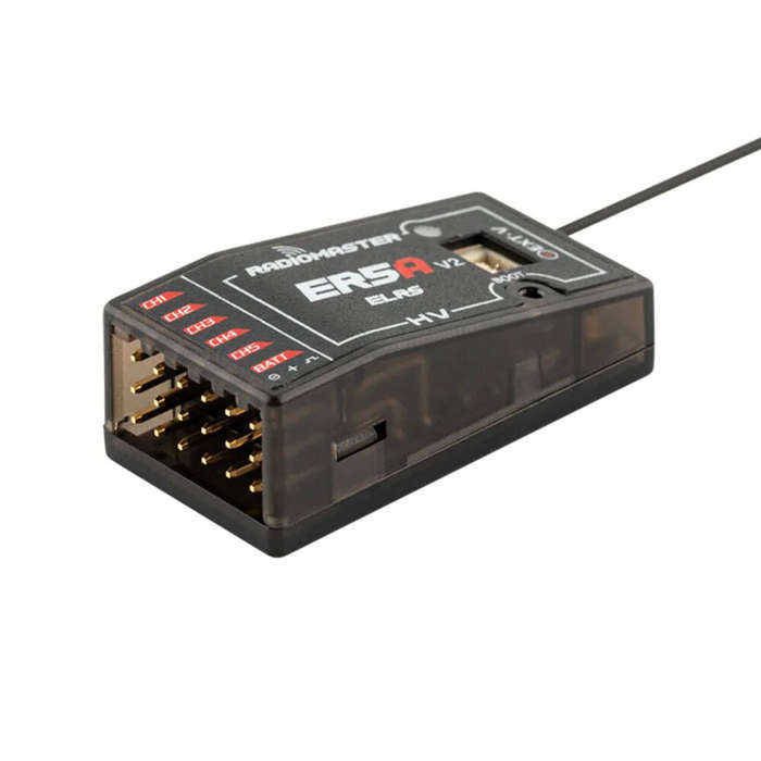 LBT Version - Radiomaster ER5A V2 2.4GHz 5CH ELRS PWM Receiver for MT12 Pocket Boxer TX16S Zorro ELR