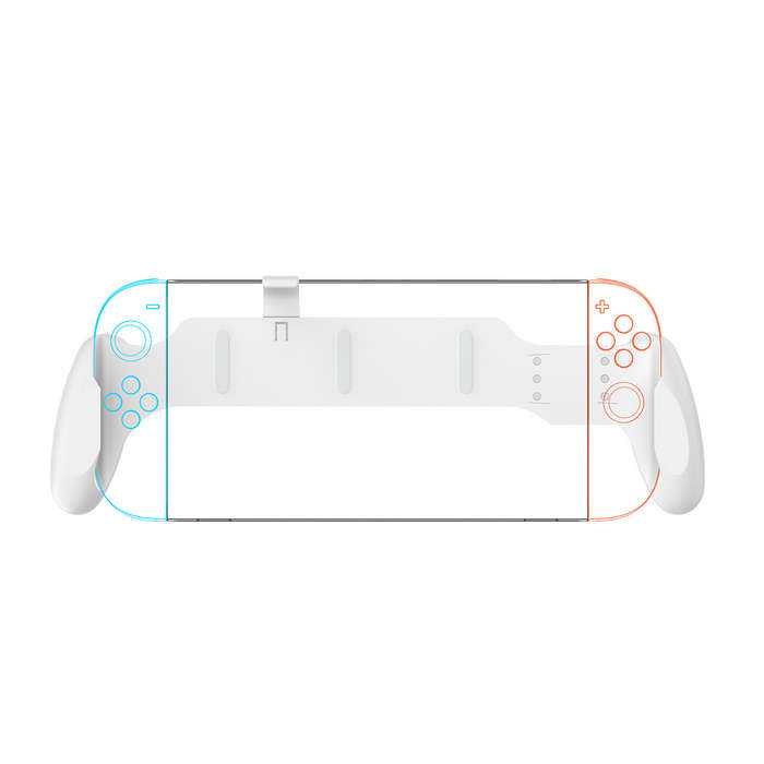 White - JYS JYS-NS2297 Comfort Handheld Grip for Switch/Switch OLED/Switch2 Anti-slip Host Grip