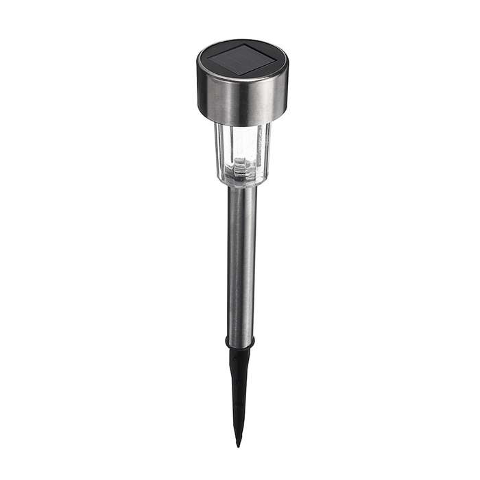 16pcs LED Solar Stainless Steel Lawn Lamps Garden Outdoor Landscape Path Light