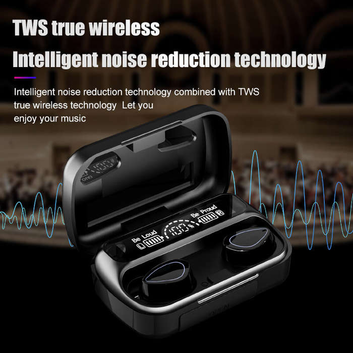 SKY-10 TWS bluetooth 5.3 Earphone 9D Surround Stereo Bass ENC Noise Cancelling Digital Display IP54