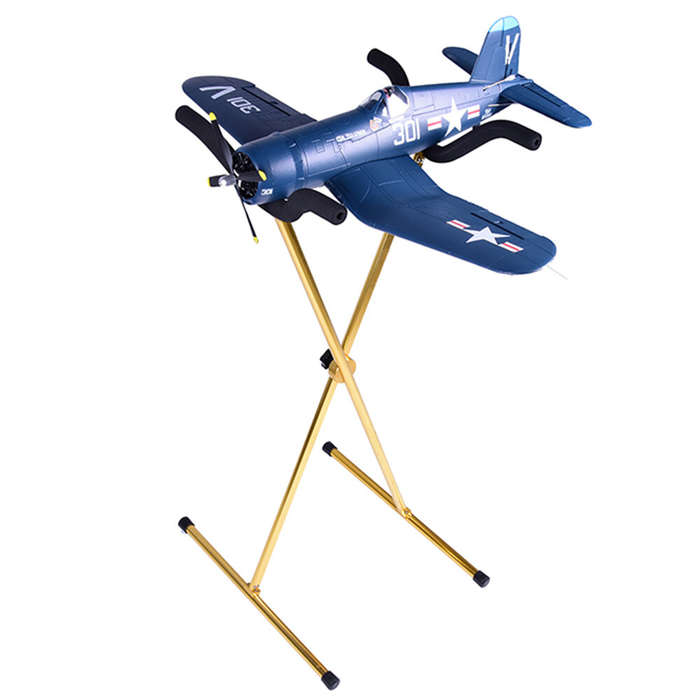 Silver - Aluminum Metal Foldable Display Stand Holder for ZOHD E-flite Freewing FMS VolantexRC TAFT