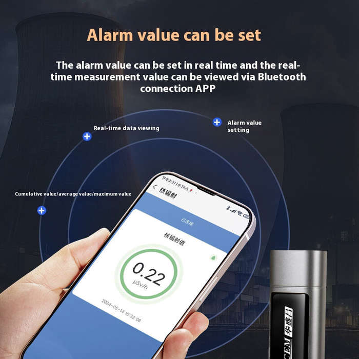 1 PC - RM-180 Nuclear Radiation Detector Portable Geiger Counter X// Ray Radioactivity Tester Blueto