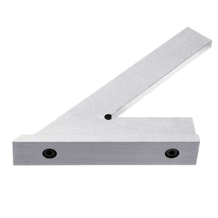 ENJOYWOOD Stainless Steel 45 Degree Miter Angle Corner Ruler Wide Base Gauge Woodworking Measuring T