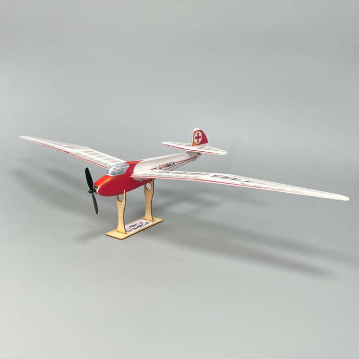 KIT+Motor - Minimumrc Minimoa Glider Gull-wing 700mm Wingspan KT Foam Micro RC Aircraft Airplane KIT