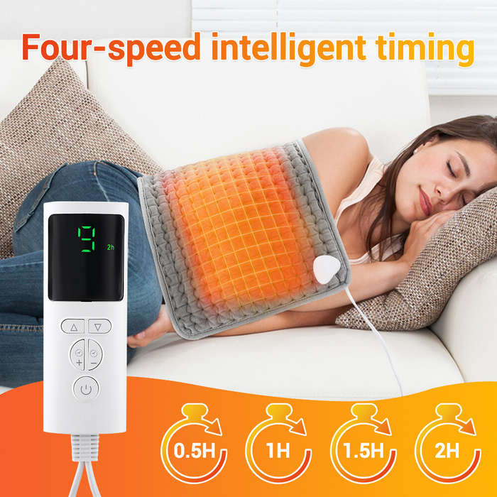 US Plug - Multifunctional Heating Pad Physiotherapy Electric Blanket Heating Waist Belt 9-Speed Temp