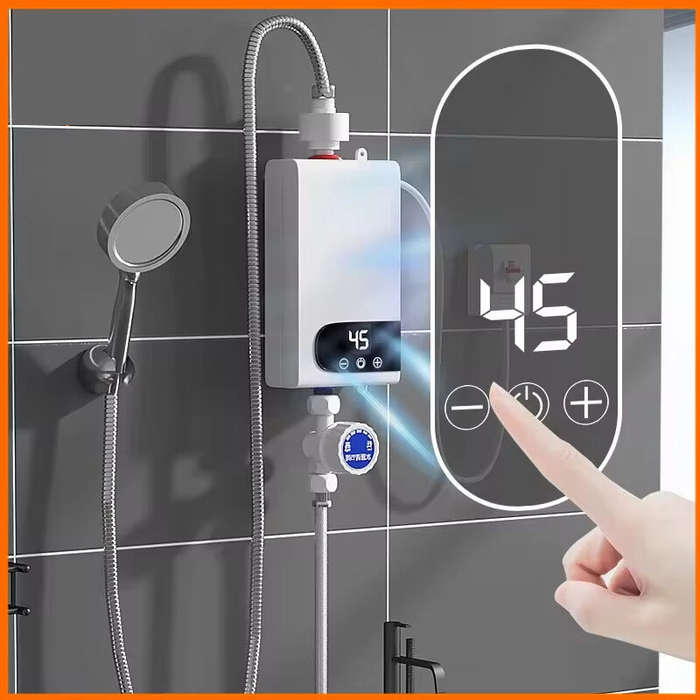 #C - 5500W Instant Water Heater 110V/220V Portable Electric Heaters for Hot Water Shower Heating Kit