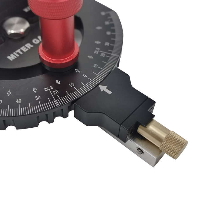 ENJOYWOOD Woodworking M1 Pro Angle Miter Gauge 0-60 Degree for Table Saw Router Table Precision Angl