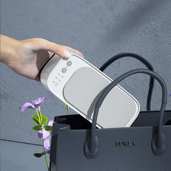 Pink - Ultrasonic Cleaning Machine Glasses Cleaning Machine Portable Household Jewelry Glasses Cosme