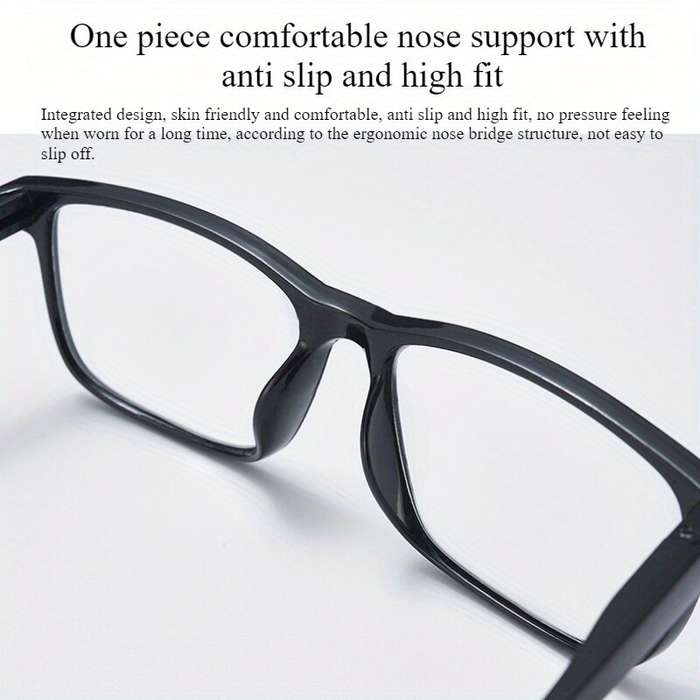 +300 - Crystal Reading Glasses, HD Presbyopic Glasses, Eye Protection Anti Fatigue Unisex Comfortabl