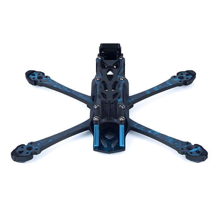 Black blue - Asixflying Manta 5 SE 223mm Wheelbase T700 Carbon Fiber Plate Frame Kit Compatible Anal