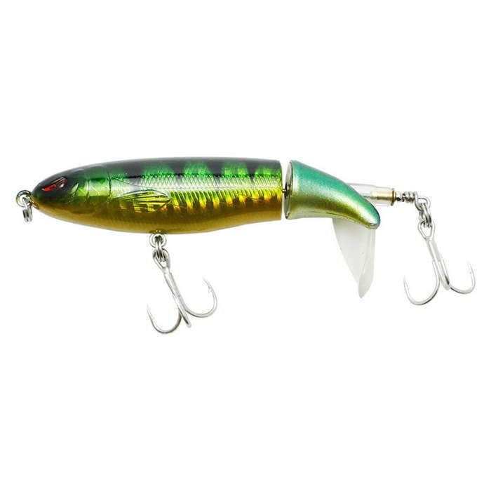 #6 - 1Pcs Glory Day Fishing Fishing Lures For Bass, Whopper Lures Kit With Floating Rotating Tail Fo