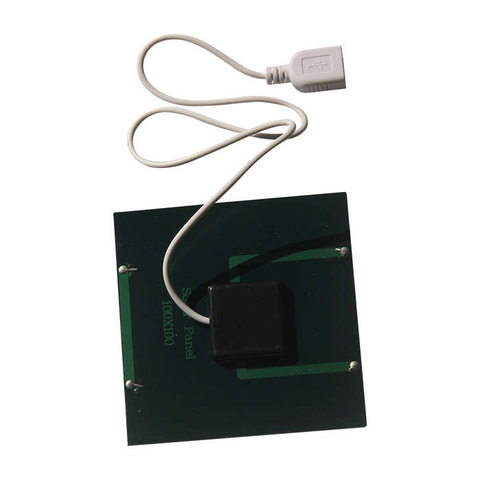 5V - 1.2W 5V Polycrystalline Solar Panel Charger 100x100mm Portable Outdoor USB Phone Power Bank Eme