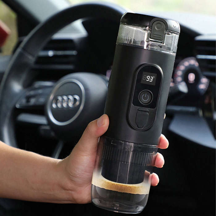 Green - Comfook 20Bar Portable Coffee Maker Espresso Machine Compatible with NS Capsule & Coffee Pow