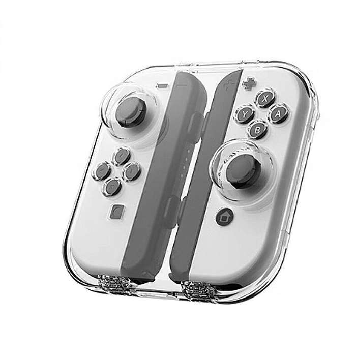 Portable Ver.(No Store Hand Strap) - Mini PC Transparent Storage Box for Nintendo Switch Joy-Con Mag