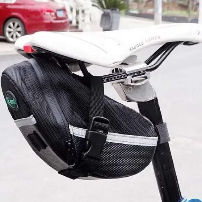 Black - B-SOUL 1.7L Cycling Tools Bag Quick Release Mountain Bike Saddle Bag Waterproof Road Bike Cu