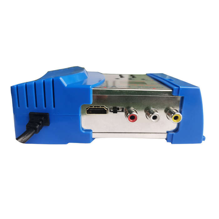 US Plug - HDMI/AV to RF HD Modulator HDM69L Adjustable Output Wide VHF/UHF Frequency Range PAL Forma