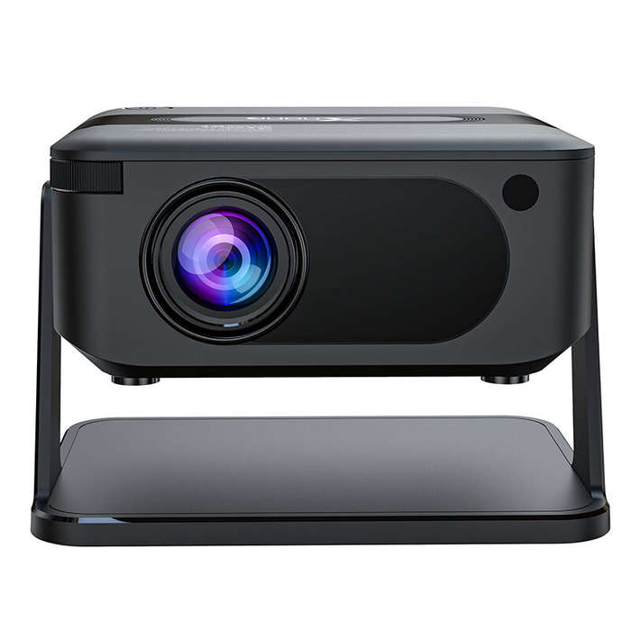 US Plug - Xnano HA109 1+8G Android 11 Projector Dual Band WiFi 6 & bluetooth Native 720P 0.8:1 Throw